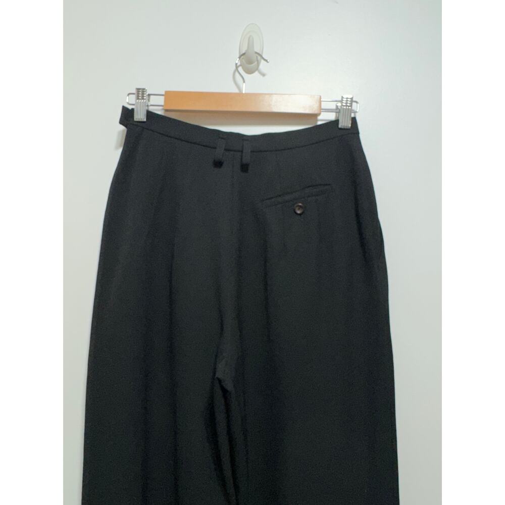 Jil Sander Black Wool High Rise Stirrup Pants Size IT 38 US 2 Made in Italy - Picture 6 of 11